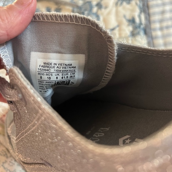 Converse Chuck Taylor All Star Glitter 10 Womens - Picture 6 of 8